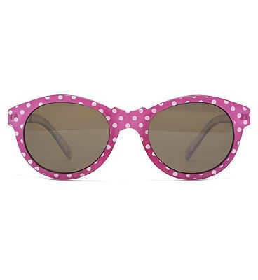 Monkey Monkey Girls Pink Polka Dot Sunglasses