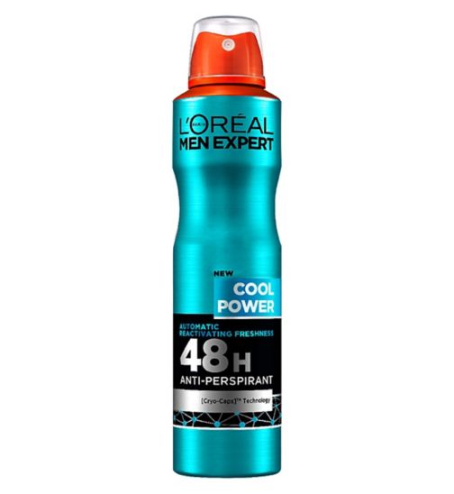 Kilauea Mountain Ensomhed plisseret L'Oreal Men Expert Cool Power 48H Anti-Perspirant 250ml - Boots
