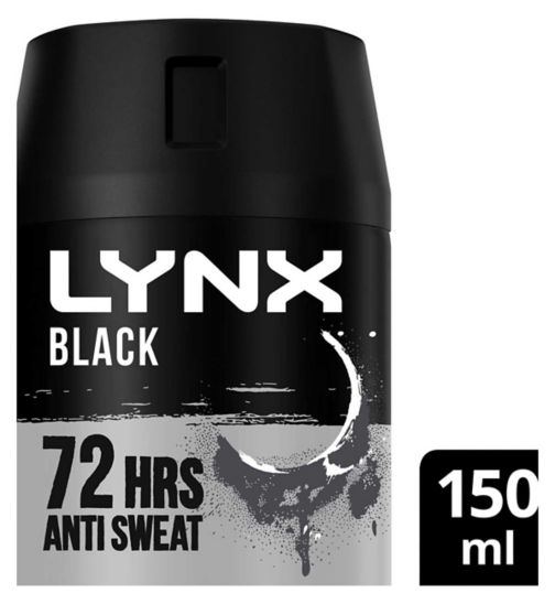 Lynx Black Anti-perspirant Deodorant Spray for Men 150ml