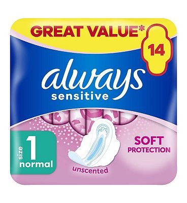 Always Soft & Fit Normal Plus Sanitary Towels x14