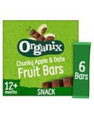 Organix Apple & Date Organic Fruit Snack Bar Multipack 6x17g