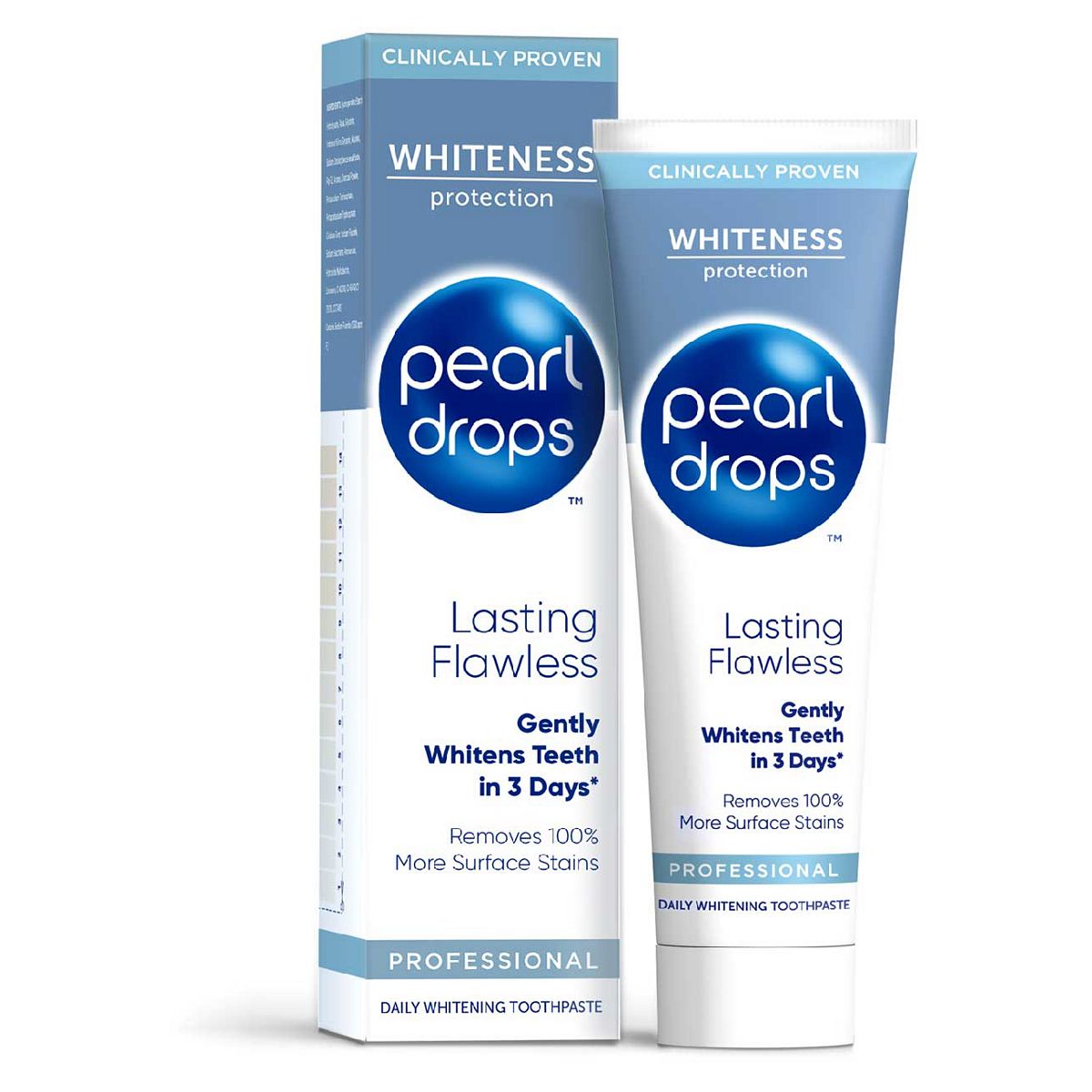 Pearl Drops Lasting Flawless White Toothpaste, Whitening Toothpaste 75Ml