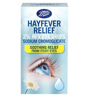 Boots Hayfever Relief 2% w/v Eye Drops - 10ml