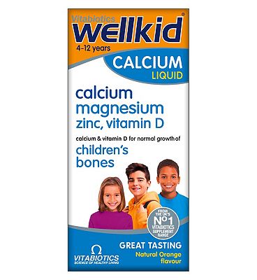 Click to view product details and reviews for Vitabiotics Wellkid Calcium Liquid 150ml.