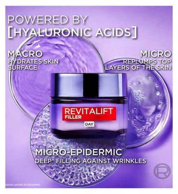 L’Oréal Paris Revitalift Filler Day Cream, Deep Replumping Anti-Ageing Cream, 50ml (3)