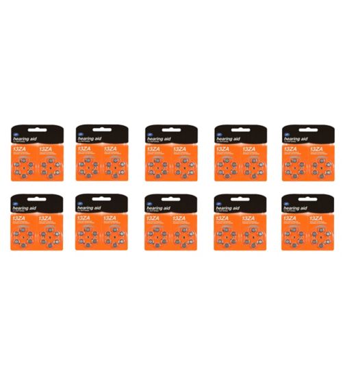 Boots 13ZA Hearing Aid Battery - 12 Batteries;Boots 13ZA Hearing Aid Battery - pack of 12 batteries;Boots batteries 13ZA 12s 10 Pack Bundle (120 batteries)