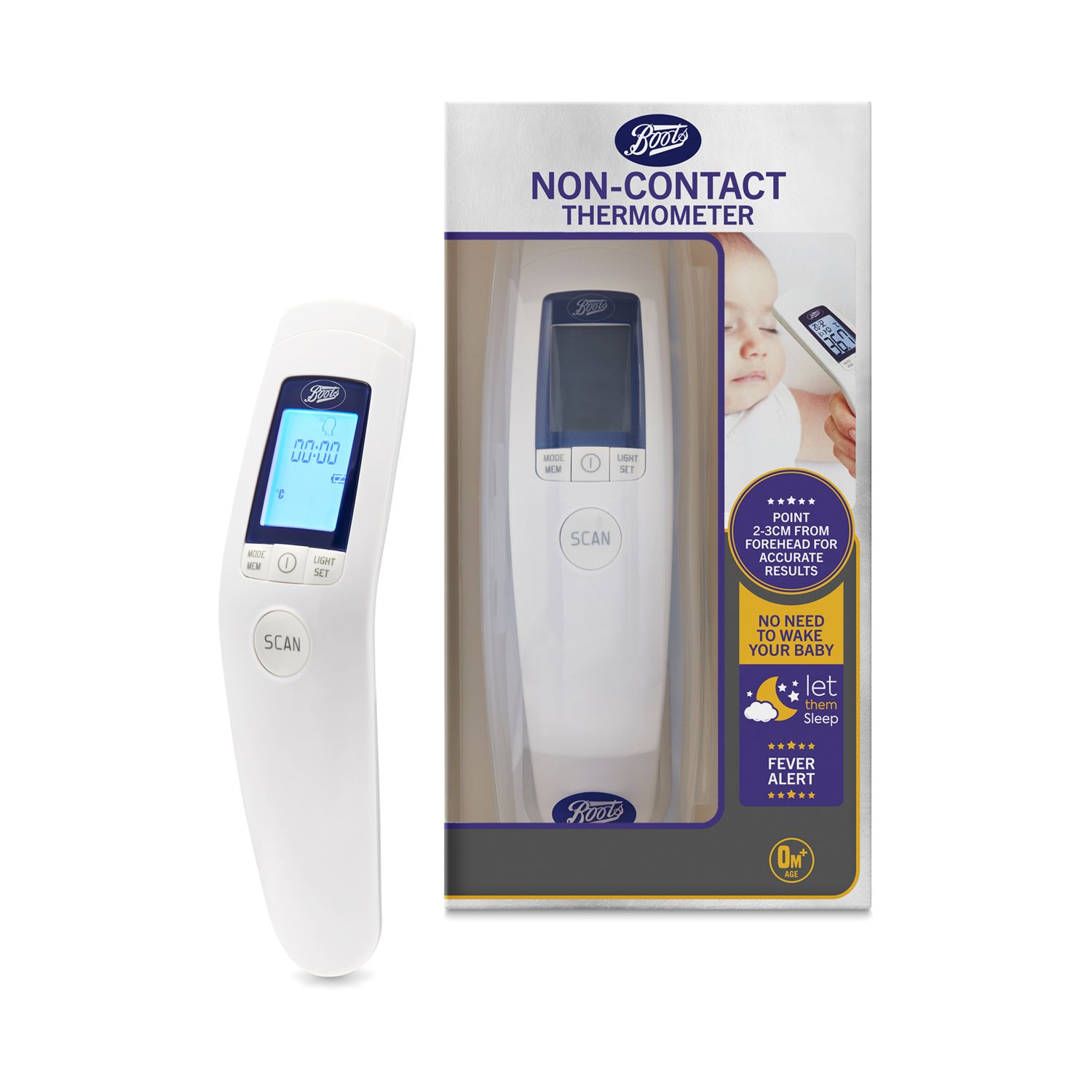 Boots Non-contact Thermometer Baby Healthcare Monitor