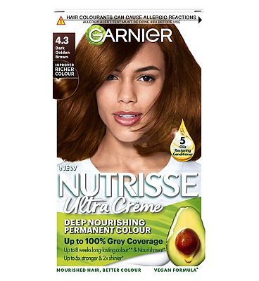 Garnier Nutrisse Crme Permanent Hair Colour 4.3 Cappuccino