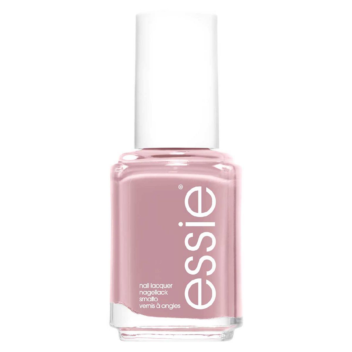 Essie Nail Polish 101 Lady Like Soft Mauve Pink Colour, Original High Shine And Coverage 13.5 ml