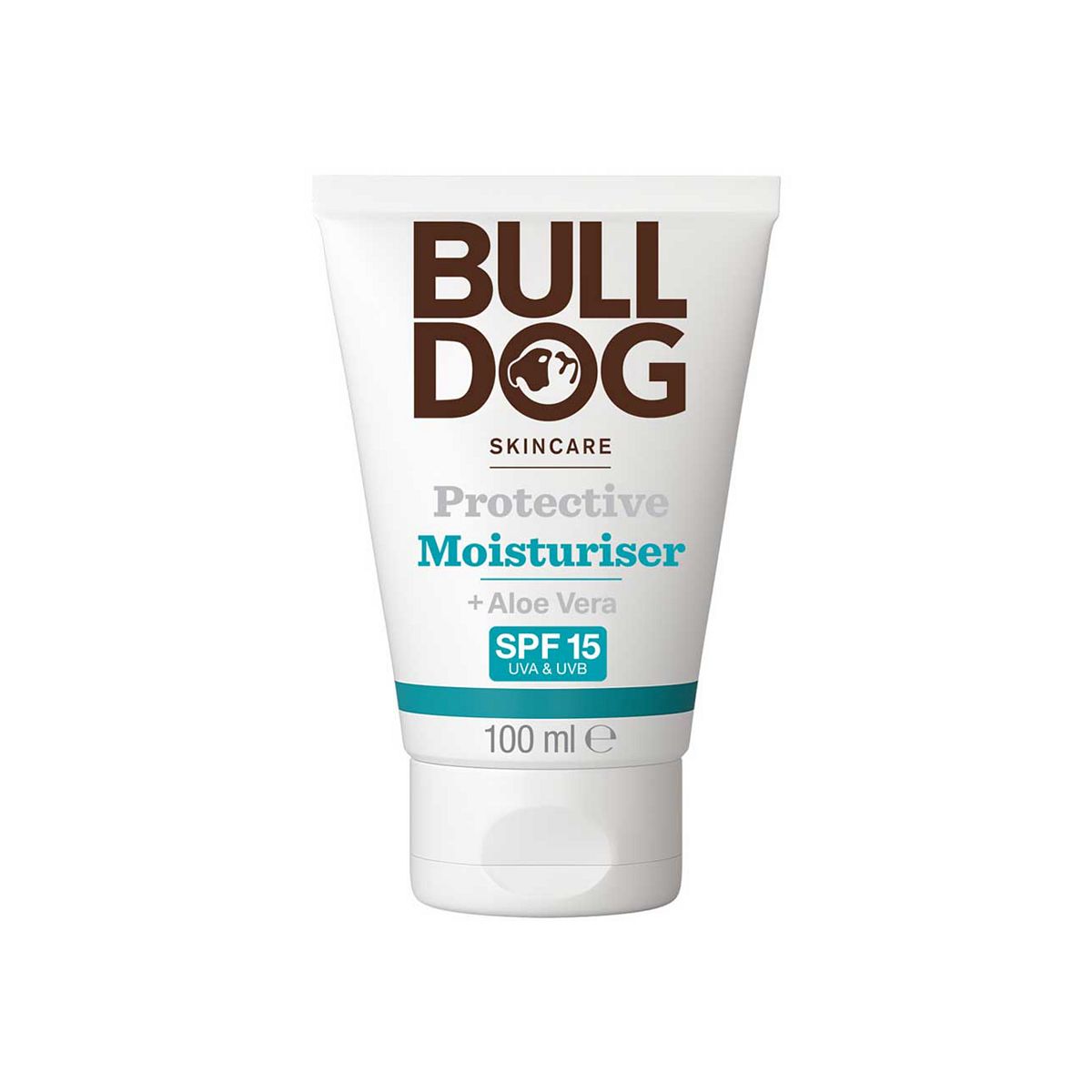 Bulldog Skincare Protective Spf 15 Face Moisturiser For Men, Men's Cream, Uva/uvb Sun Protection, 100ml