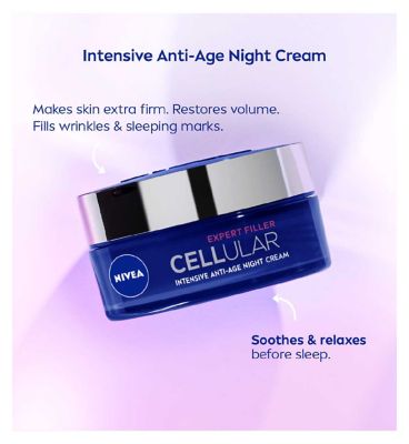 NIVEA Cellular Filler Hyaluronic Acid Anti-Age Night Face Cream 50ml (9)