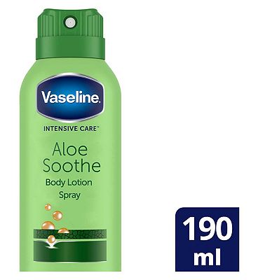 Vaseline Intensive Care Aloe Soothe Spray Moisturiser 190ml