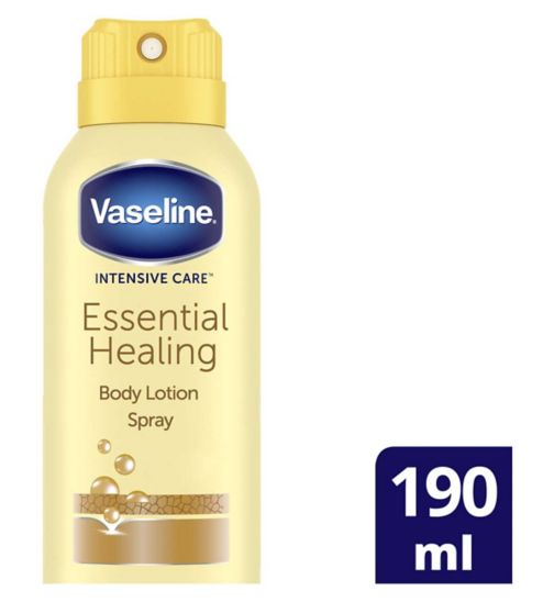 Vaseline Intensive Care Spray Moisturiser Essential Healing 190ml