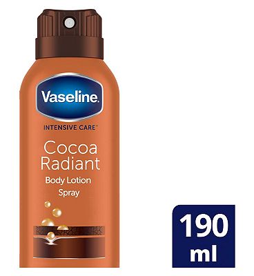 Vaseline Intensive Care Cocoa Radiant Spray Moisturiser 190 ml