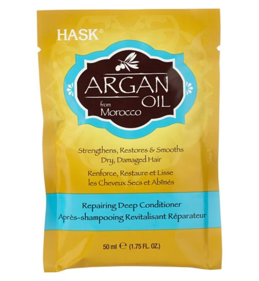 Hask Argan oil from Morocco repairing deep conditioner sachet 50g