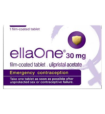 EllaOne 30mg Film-Coated Tablet - 1 Tablet