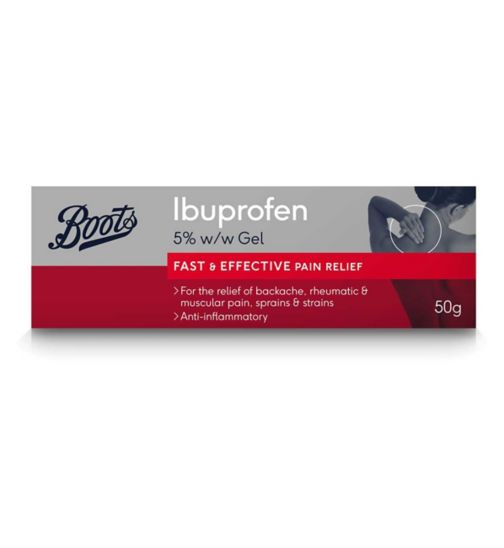 Boots Pharmaceuticals Ibuprofen 5% w/w Gel - 50g
