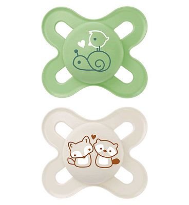 Nanobebe - 4Pk Black & Gray Flexy Active Baby Pacifiers 4/36M