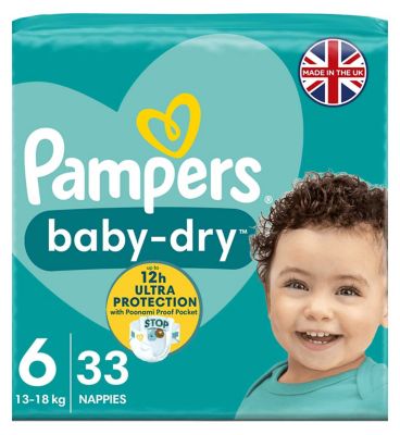 boots pampers size 6