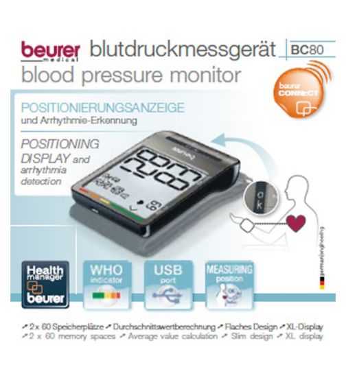 Beurer BC80 Wrist Blood Pressure Monitor