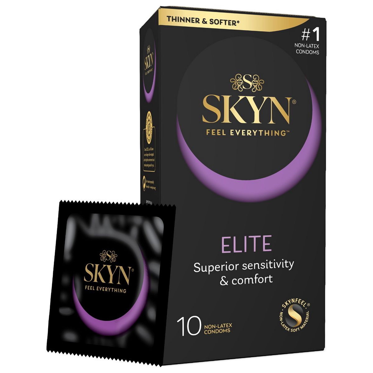 Skyn Elite Premium Condoms (Non-Latex) - 10 Pack