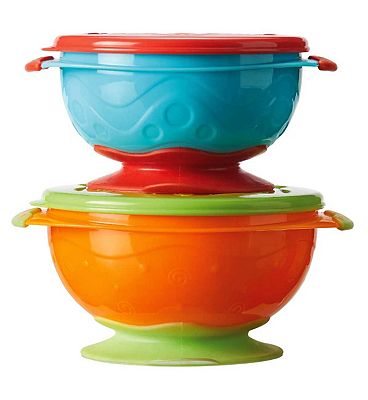 Nuby Stackable Suction Bowls 2s