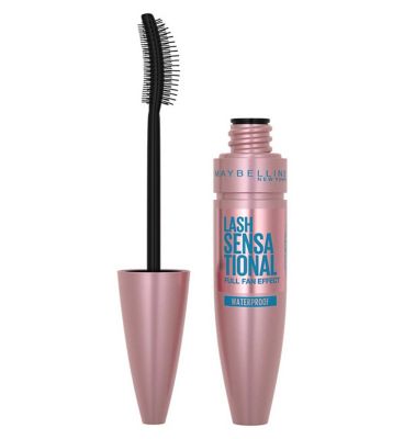 Maybelline Mascara, Lash Sensational Waterproof Mascara, Volumizing and Thickening, Colour: Black (3)