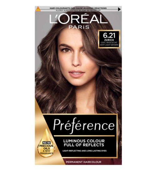 Preference 6.21 Opera Light Brown Permanent Hair Dye