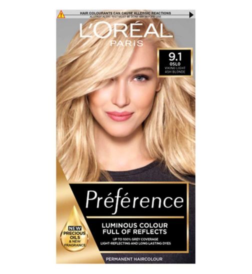 Preference 9.1 Viking Light Ash Blonde Permanent Hair Dye
