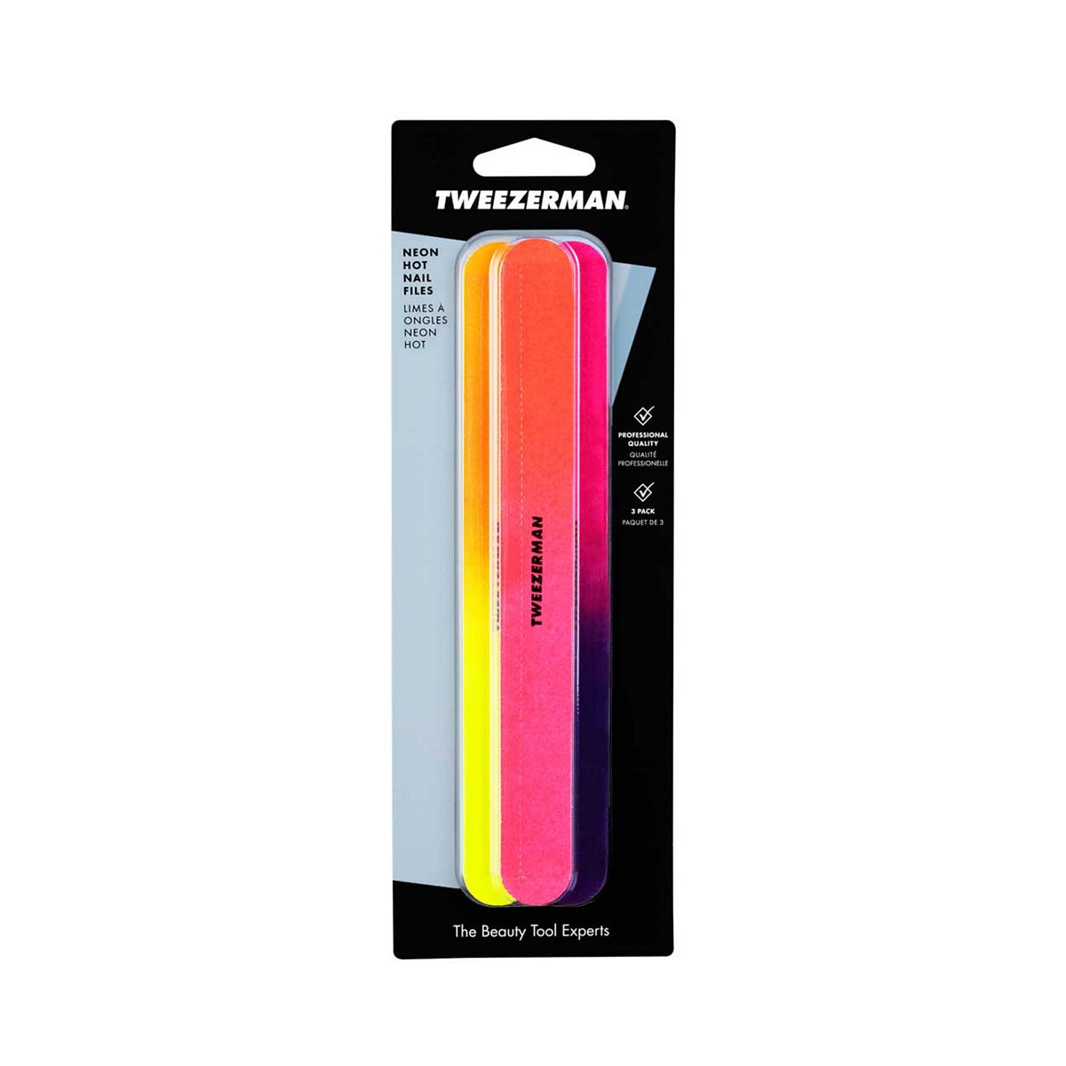 Tweezerman Neon Files Pack Of 3