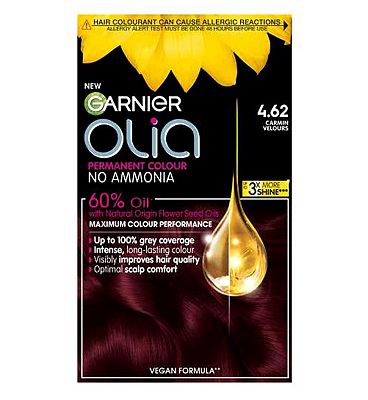 Garnier Olia 4.62 Dark Garnet Red No Ammonia Permanent Hair Dye