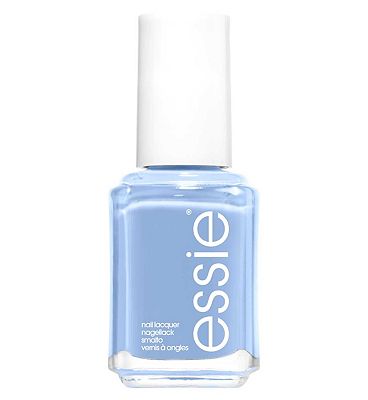 Essie Nail Polish 374 Salt Water Happy Atlantic Creamy Blue Colour, Original High Shine and High Coverage Nail Polish 13.5 ml