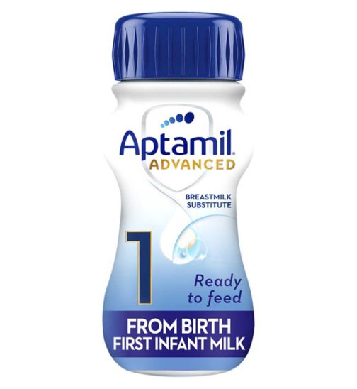 Aptamil Advanced 1 First Baby Milk Formula Liquid from Birth 200ml