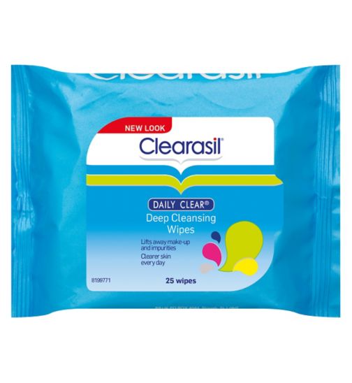 Clearasil Daily Clear Deep Cleansing Wipes - 25 wipes