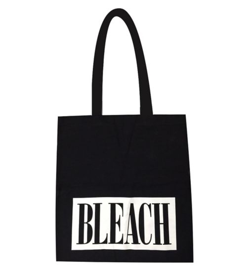 Bleach black tote bag