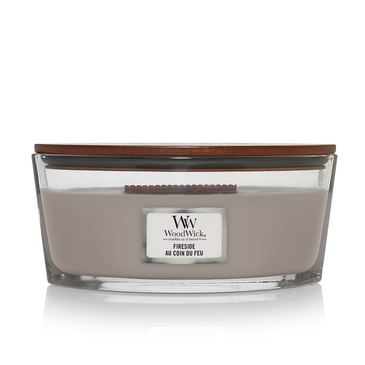 Woodwick Fireside Ellipse Candle