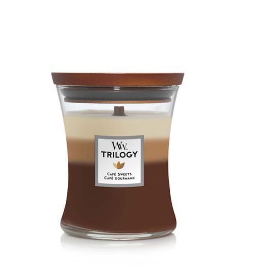 WoodWick Café Sweets Medium Jar Candle Trilogy