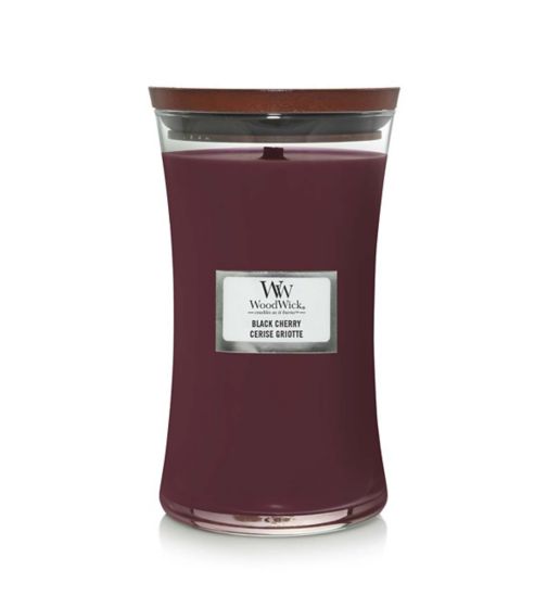 WoodWick Black Cherry Large Jar Candle