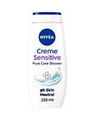 NIVEA Shower Cream Gel, Rich Moisture Sensitive, 250ml