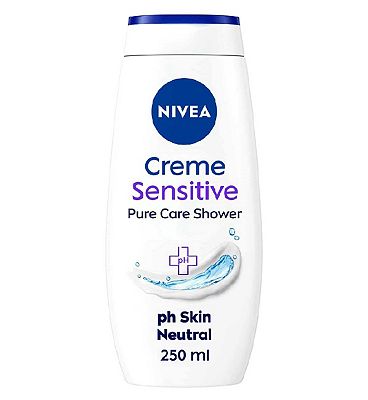 NIVEA Shower Cream Gel, Rich Moisture Sensitive, 250ml