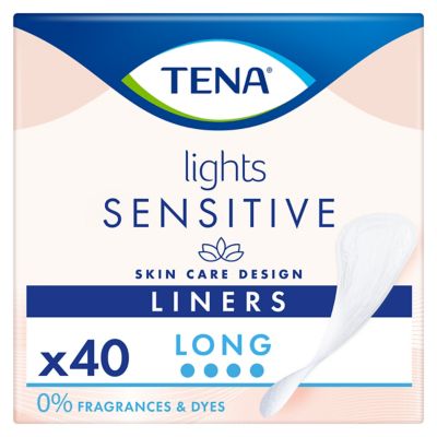lights by TENA Long Incontinence Liners - 40 pack