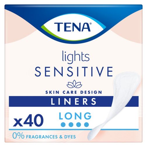TENA Lights Long Incontinence Liners 40 pack