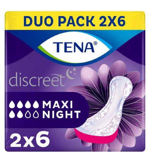 TENA Lady Maxi Night Incontinence Pads 12s