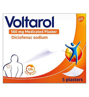 Voltarol Pain Relief Medicated Plaster 140mg 5 Patches