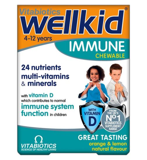 Wellkid Immune Chewable - 30 Tablets