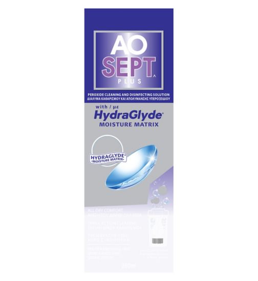 AOSept Plus HydraGlyde contact lens solution 360ml