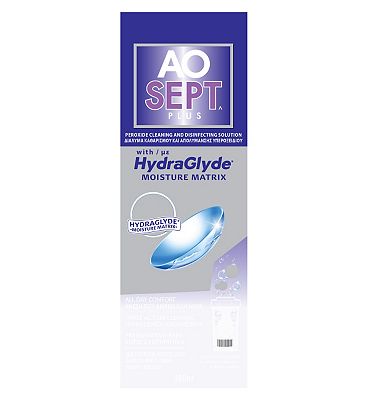 AOSept Plus HydraGlyde contact lens solution 360ml