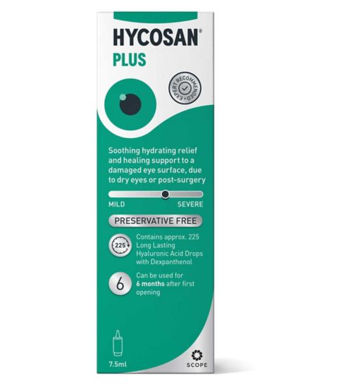 Hycosan Plus Preservative Free Eye Drops - 7.5ml