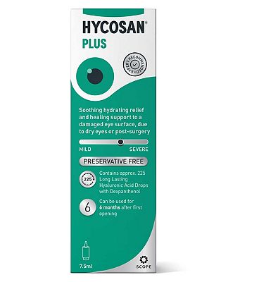 Hycosan Plus Preservative Free Eye Drops - 7.5ml