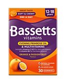 Bassetts Multivitamins Orange & Passionfruit Flavour Soft & Chewies 12-18 Years - 30